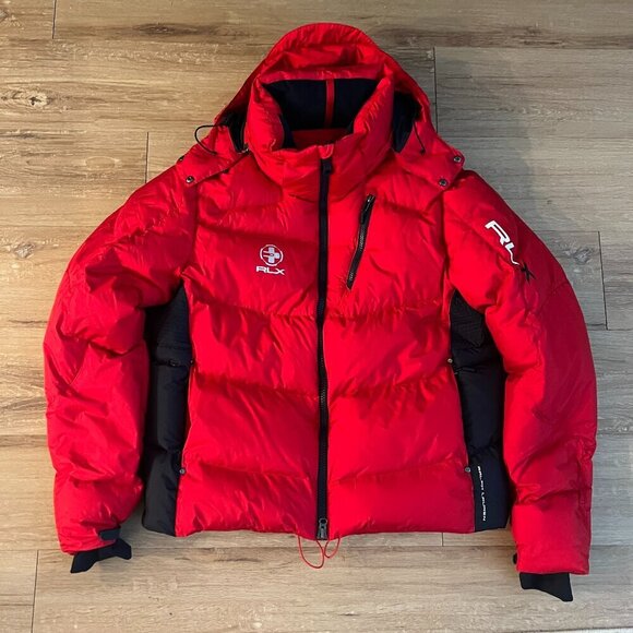 COPY - $598 Ralph Lauren RXL SIZE - X-Large - Red Ski jacket polo RRL Puffer do… - Picture 1 of 8